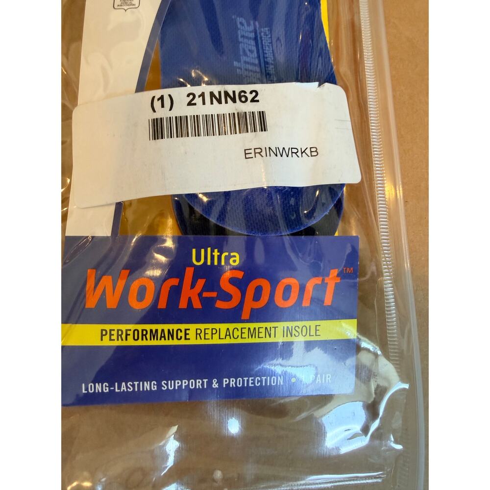 RX Sorbo Ultra Work-Sport Performance Men 5-6 Women 7.5-8.5 Insoles 1 pair - Picture 5 of 7